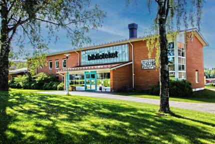 Exteriörbild biblioteket i Charlottenberg