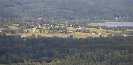 Utsikt från Valfjällstoppen