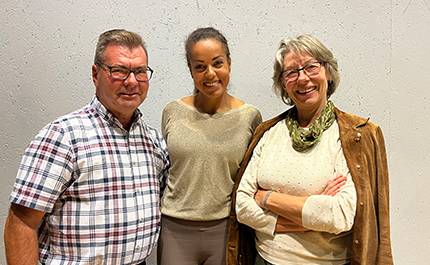 Elaine Eksvärd, Pär Sundman och Johanna Söderberg