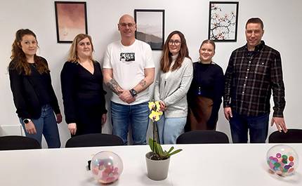 Anställda på Individ- och familjeomsorgen i ny lokal