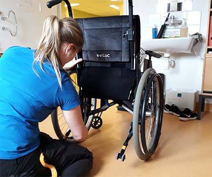 rengöring av rollator